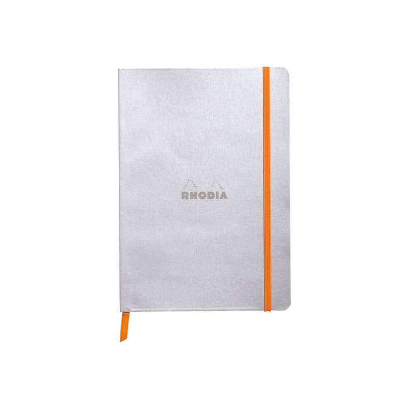 3037921174012-RHODIA Rhodiarama - Carnet souple A5 - 160 pages - ligné - argent-P_405155084_2-1