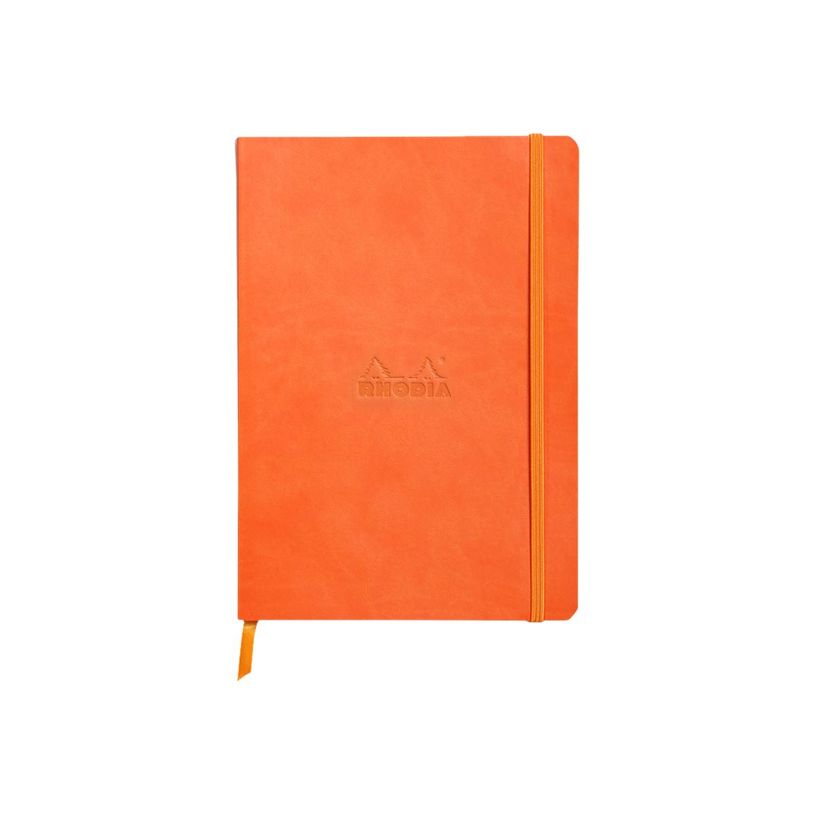 3037921174142-RHODIA Rhodiarama - Carnet souple A5 - 160 pages - ligné - orange-P_405155087_3-0