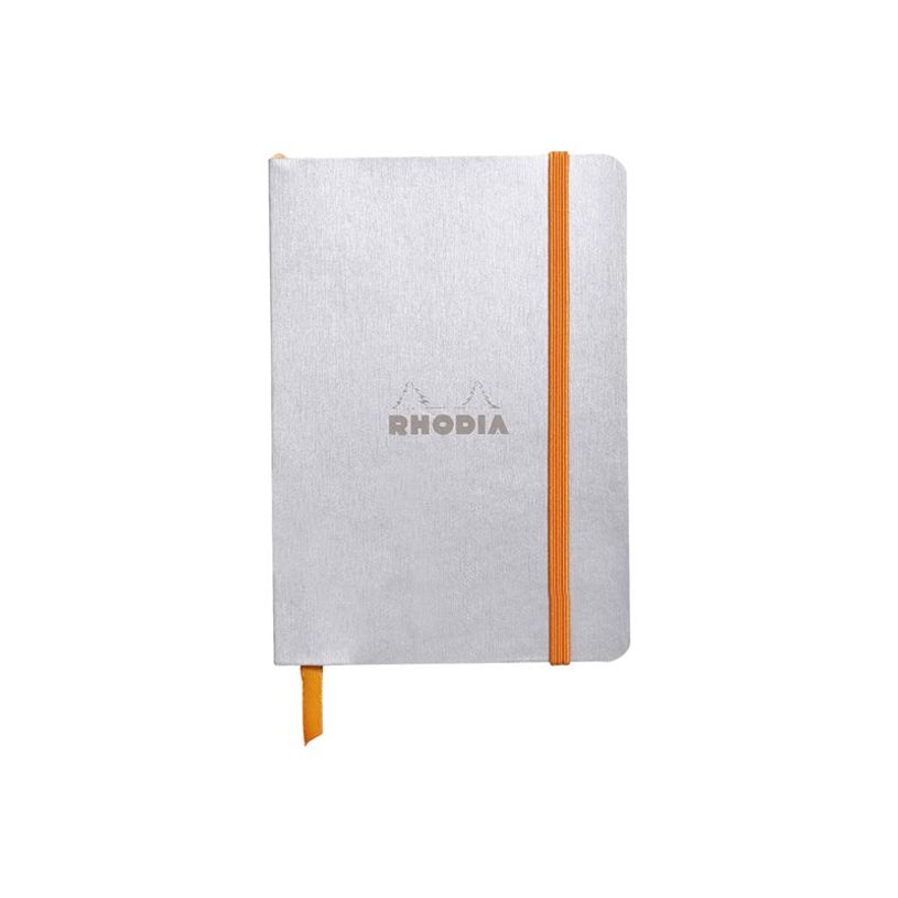3037921173015-RHODIA Rhodiarama - Carnet souple A5 - 160 pages - ligné - argent-P_405155089_3-0