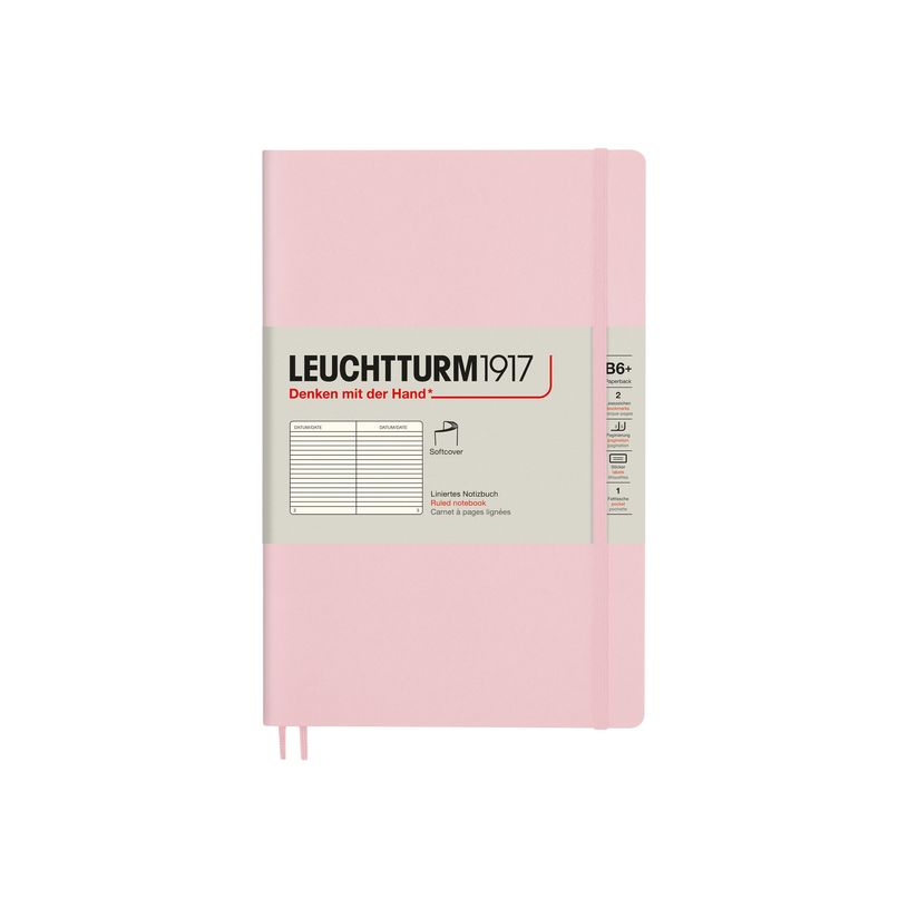 4004117593321-Leuchtturm1917 - Carnet de notes souple B6+ - ligné - rose poudré-P_405155283_1-0