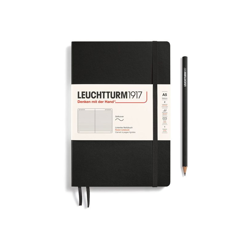 4004117328206-Leuchtturm1917 - Carnet de notes souple A5 - ligné - noir-P_405155286_1-0