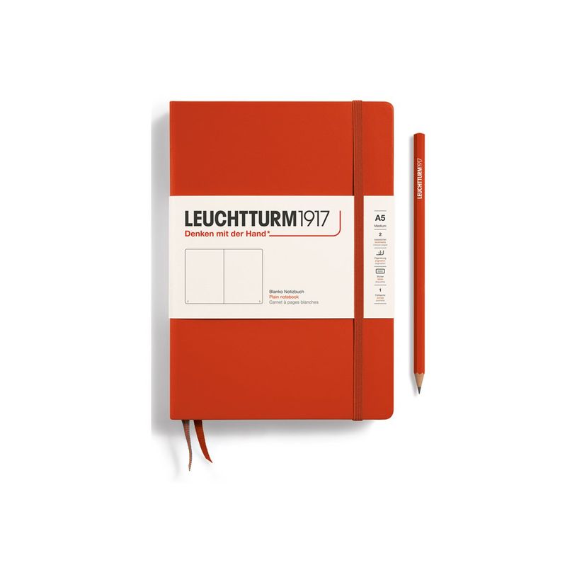 4004117625886-Leuchtturm1917 - Carnet de notes rigide A5 - uni - rouge-P_405155319_1-0