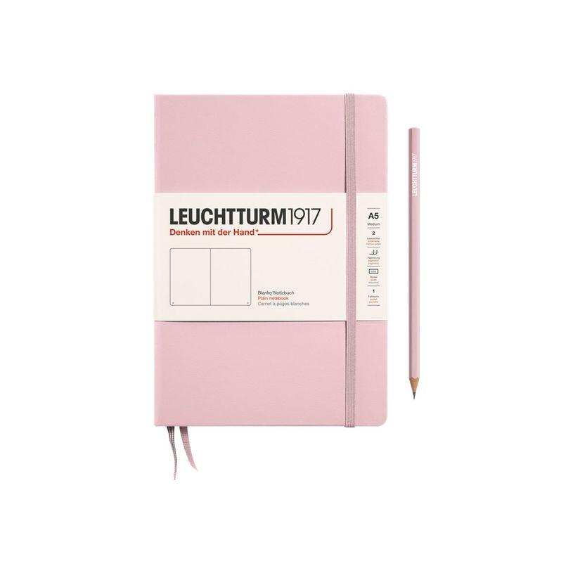 4004117569937-Leuchtturm1917 - Carnet de notes rigide A5 - uni - rose poudré-P_405155326_1-0