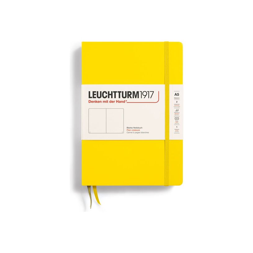 4004117424885-Leuchtturm1917 - Carnet de notes rigide A5 - uni - jaune citron-P_405155349_1-0