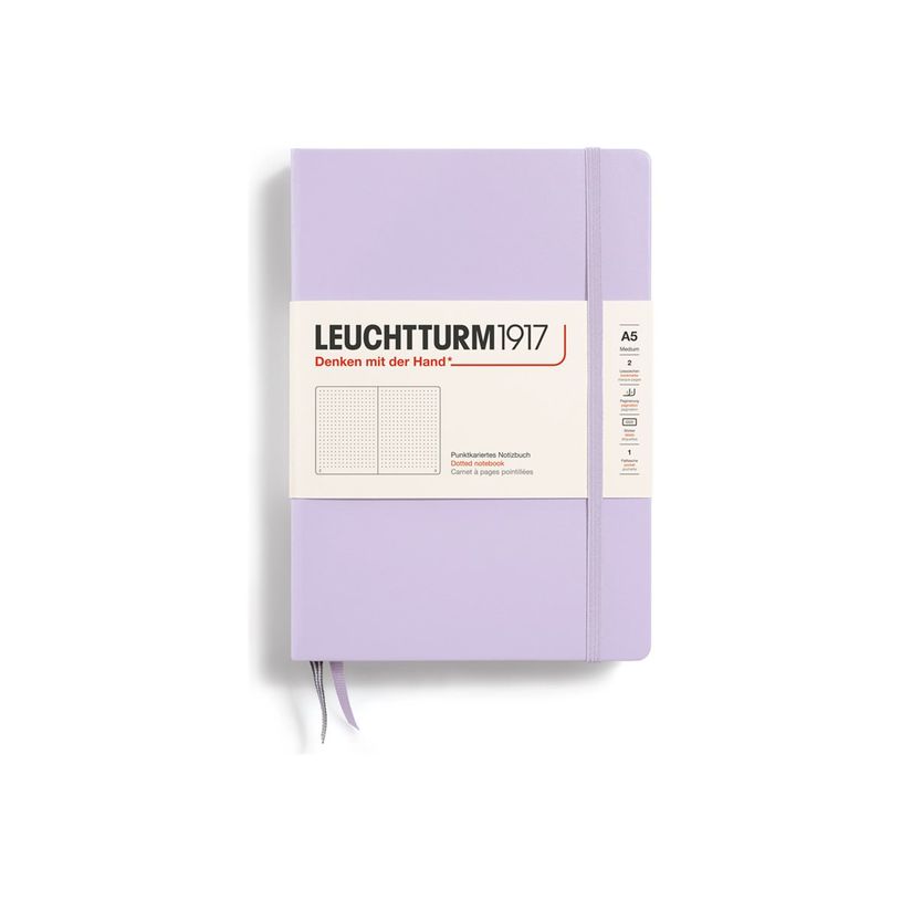 4004117609299-Leuchtturm1917 - Carnet de notes rigide A5 - pointillés - lilas-P_405155350_1-0