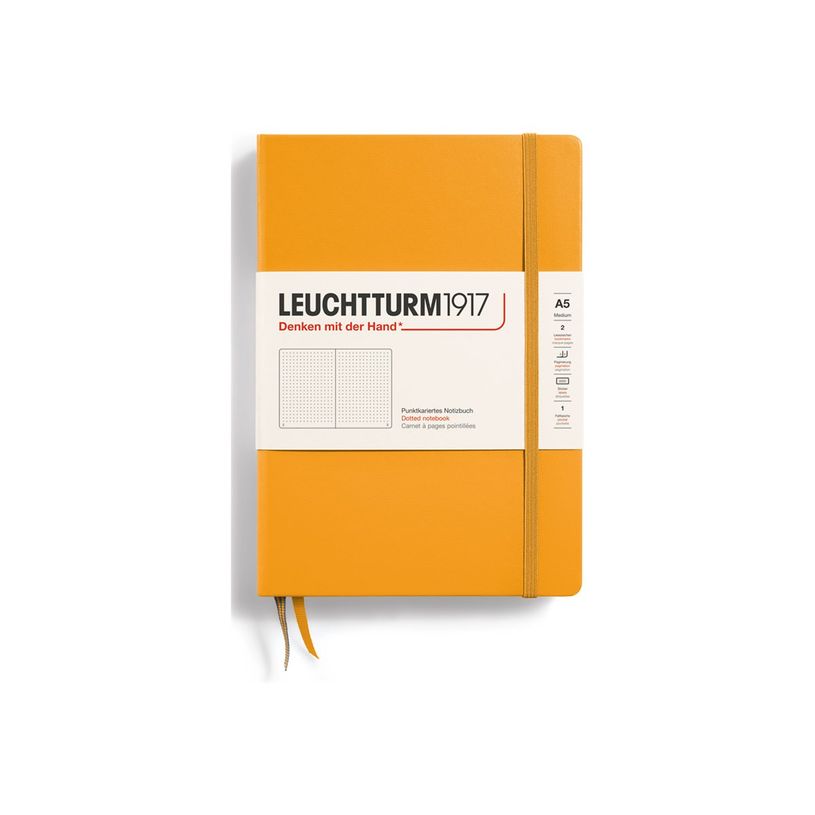 4004117587979-Leuchtturm1917 - Carnet de notes rigide A5 - pointillés - orange-P_405155353_1-0