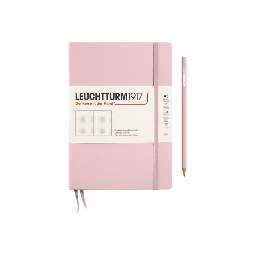 4004117569920-Leuchtturm1917 - Carnet de notes rigide A5 - pointillés - rose poudré-P_405155354_1-0