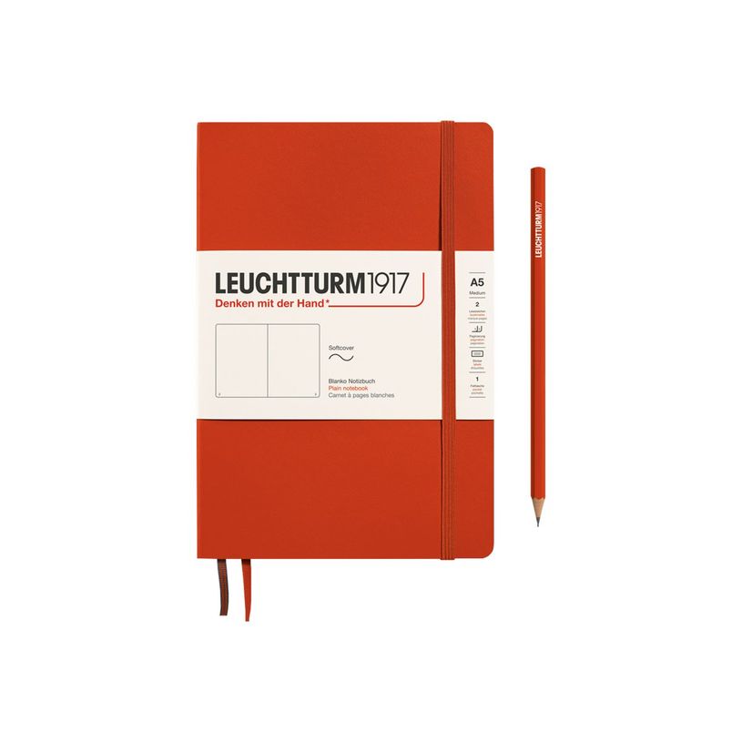 4004117626036-Leuchtturm1917 - Carnet de notes souple A5 - uni - rouge-P_405155370_1-0