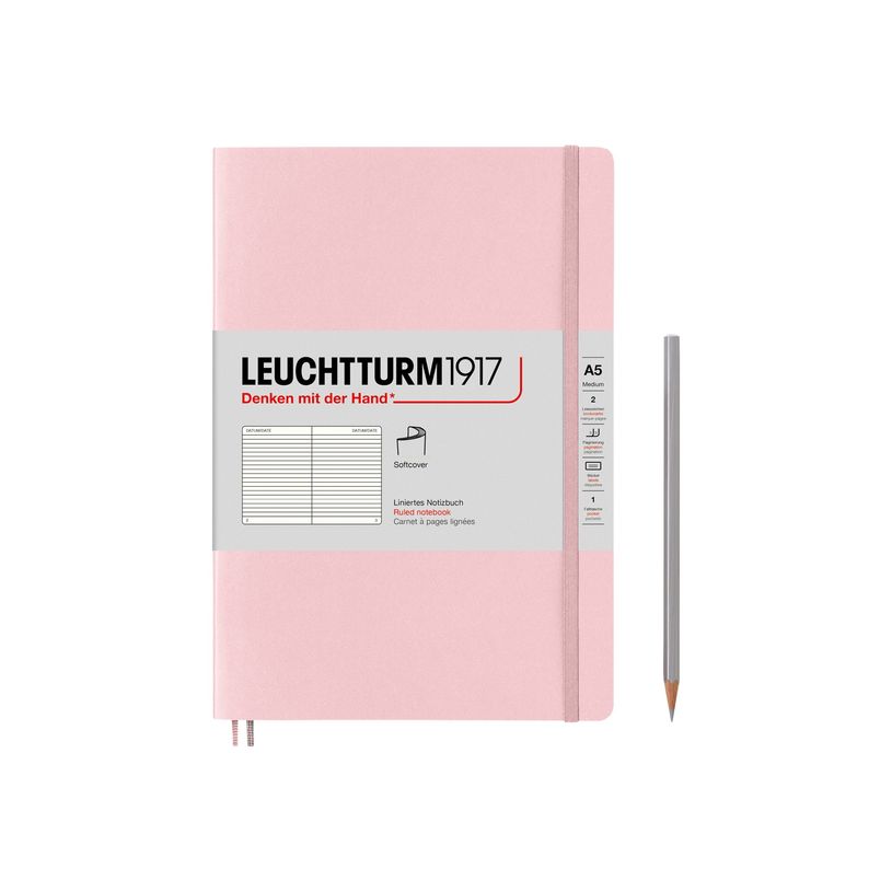 4004117569821-Leuchtturm1917 - Carnet de notes souple A5 - ligné - rose poudré-P_405155373_1-0