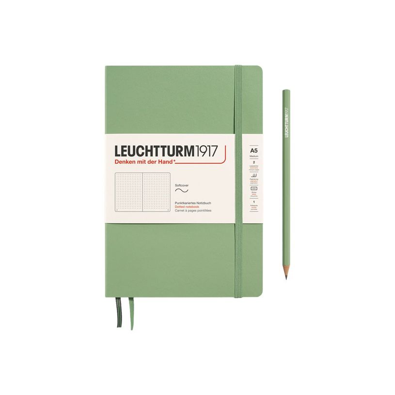 4004117570087-Leuchtturm1917 - Carnet de notes souple A5 - pointillés - vert sauge-P_405155394_1-0