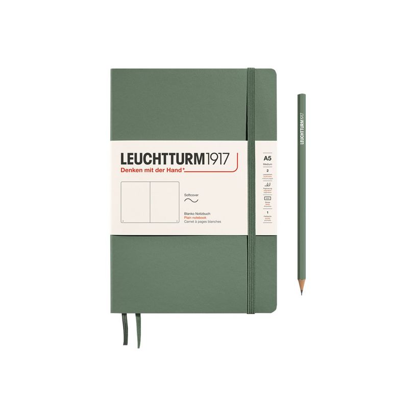 4004117609527-Leuchtturm1917 - Carnet de notes souple A5 - uni - vert olive-P_405155403_1-0