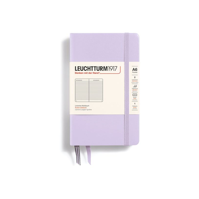 4004117632716-Leuchtturm1917 - Carnet de notes rigide A6 - ligné - lilas-P_405155423_1-0