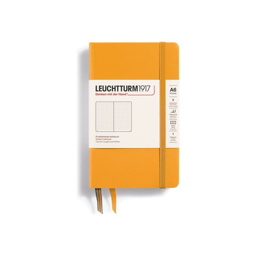 4004117610684-Leuchtturm1917 - Carnet de notes rigide A6 - pointillés - orange-P_405155434_1-0