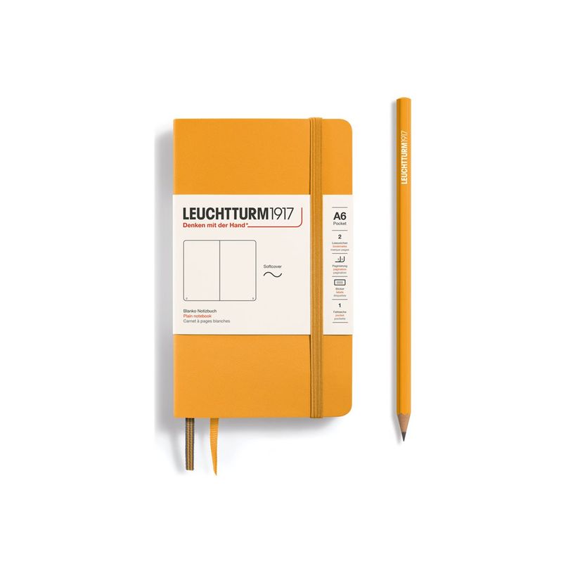 4004117610875-Leuchtturm1917 - Carnet de notes souple A6 - uni - orange-P_405155443_1-0