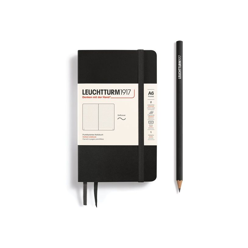 4004117328268-Leuchtturm1917 - Carnet de notes souple A6 - pointillés - noir-P_405155460_1-0