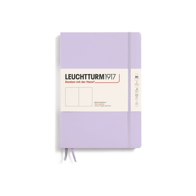 4004117632730-Leuchtturm1917 - Carnet de notes rigide - composition B5 - uni - lilas-P_405155467_1-0