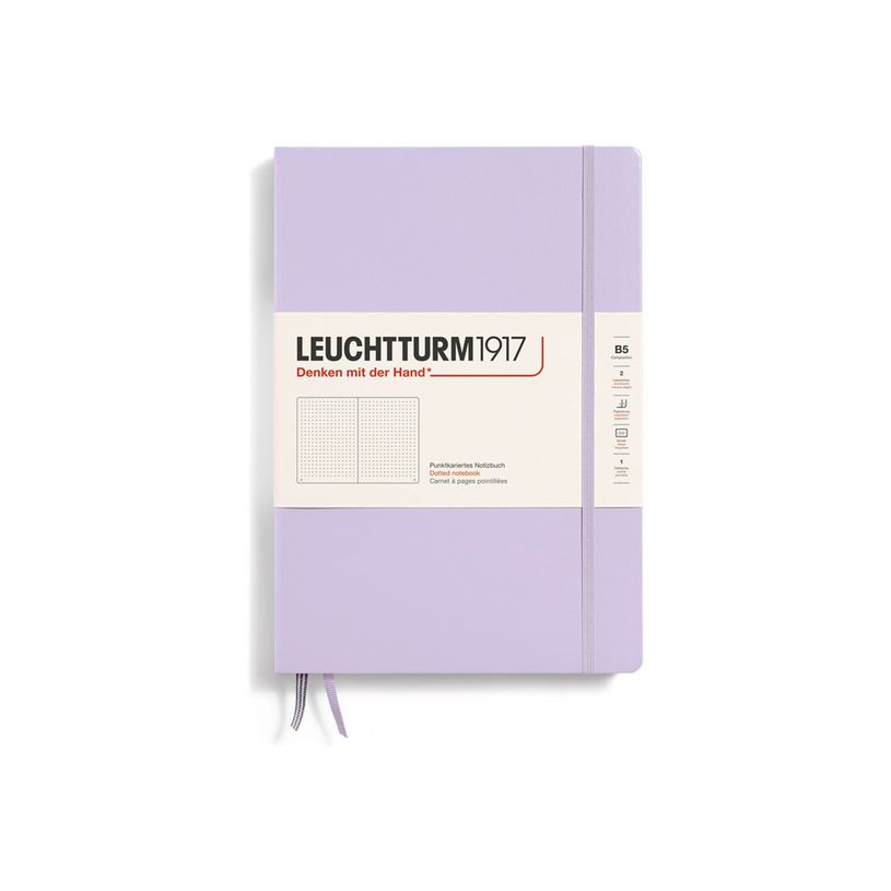 4004117632747-Leuchtturm1917 - Carnet de notes rigide - composition B5 - pointillés - lilas-P_405155483_1-0