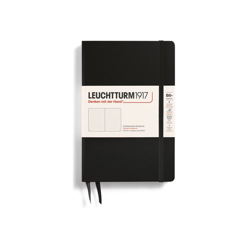 4004117635694-Leuchtturm1917 - Carnet de notes rigide B6+ - pointillés - noir-P_405155532_1-0