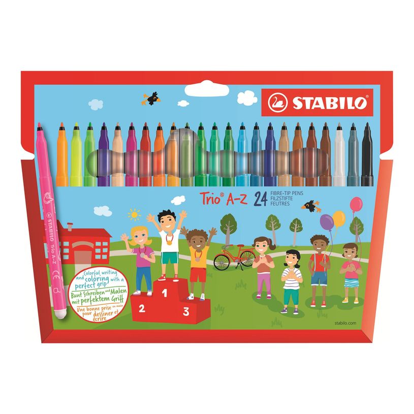 4006381355773-STABILO Trio A-Z - 24 Feutres - couleurs assorties-P_405155822_1-0