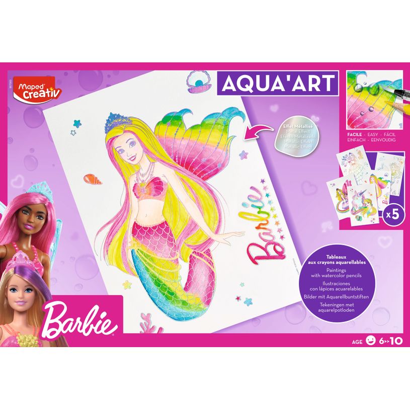 3154149070633-Maped Creativ Licence Barbie - Aqua Art-P_405155885_1-0