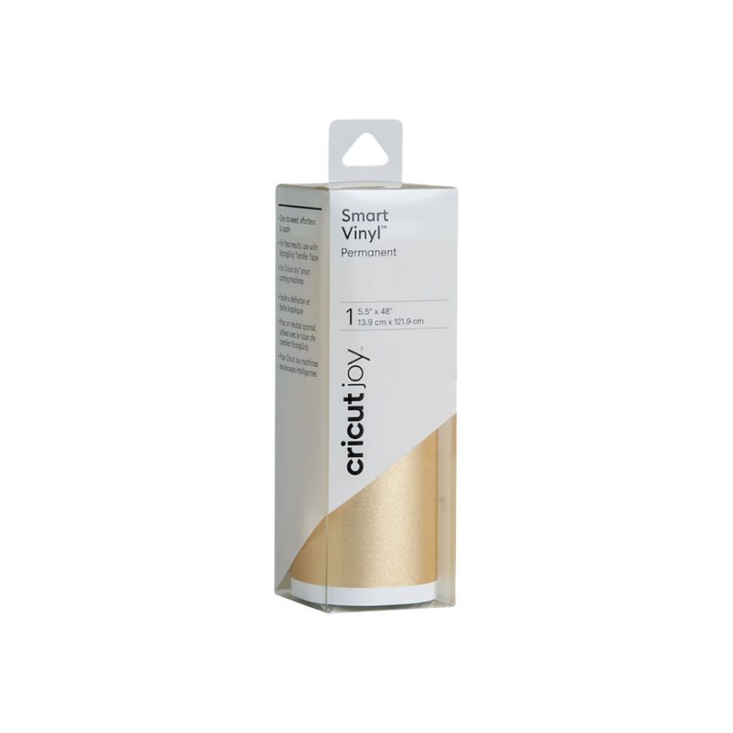 093573591853-Cricut Joy Smart Vinyl - Rouleau vinyle permanent - 13,9 x 121,9 cm - or pailleté-P_405155967_1-0