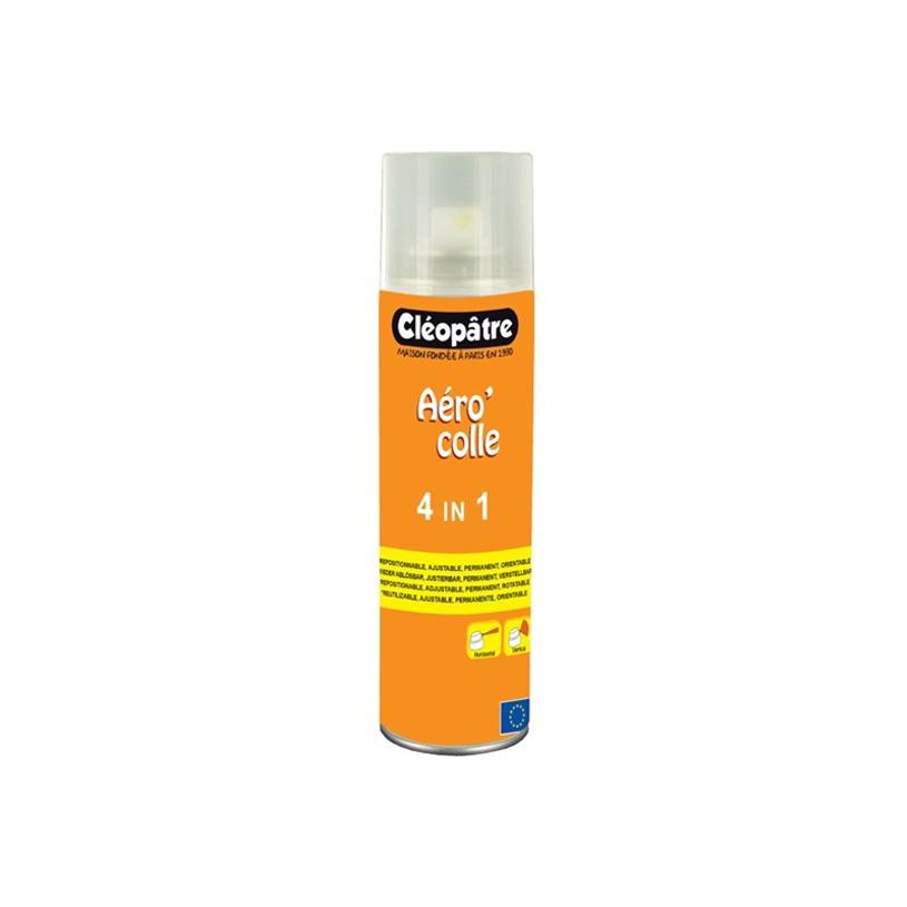 3134725009417-Cléopâtre Aéro'colle 4 in 1 - Aérosol de colle - 250 ml - permanent-P_405155994_1-0