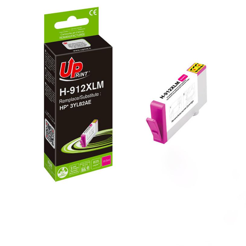3584770327033-Cartouche remanufacturée HP 912XL - magenta - UPrint--2