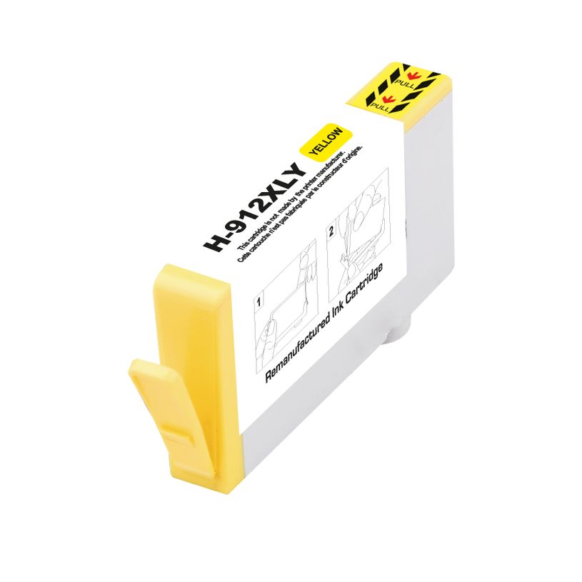 3584770327057-Cartouche remanufacturée HP 912XL - jaune - UPrint--1