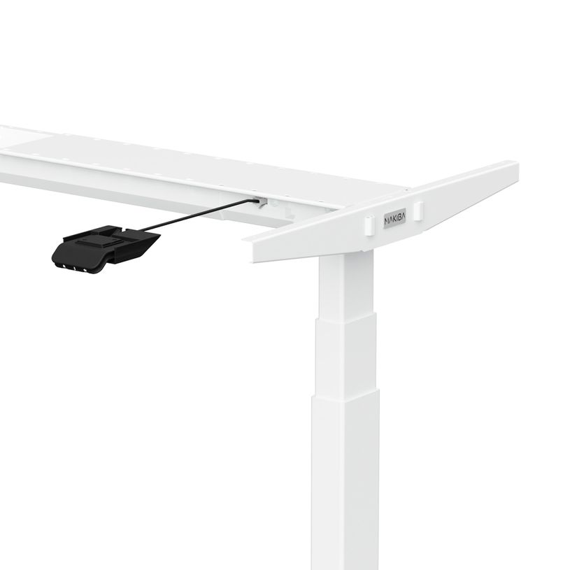 3760350282521-Bureau électrique UGO - L180x80cm - pieds blancs - plateau blanc laqué-P_405156072_7-6