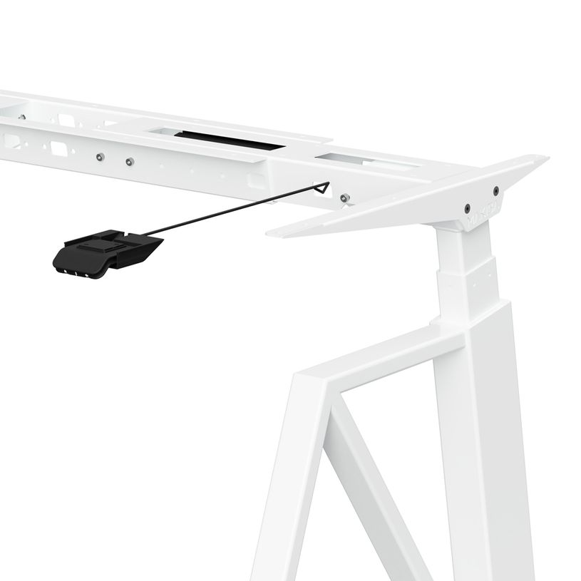 3760350283184-Bureau électrique THEODORE - L180x80cm - Pieds blanc - plateau chêne stone-P_405156139_3-2