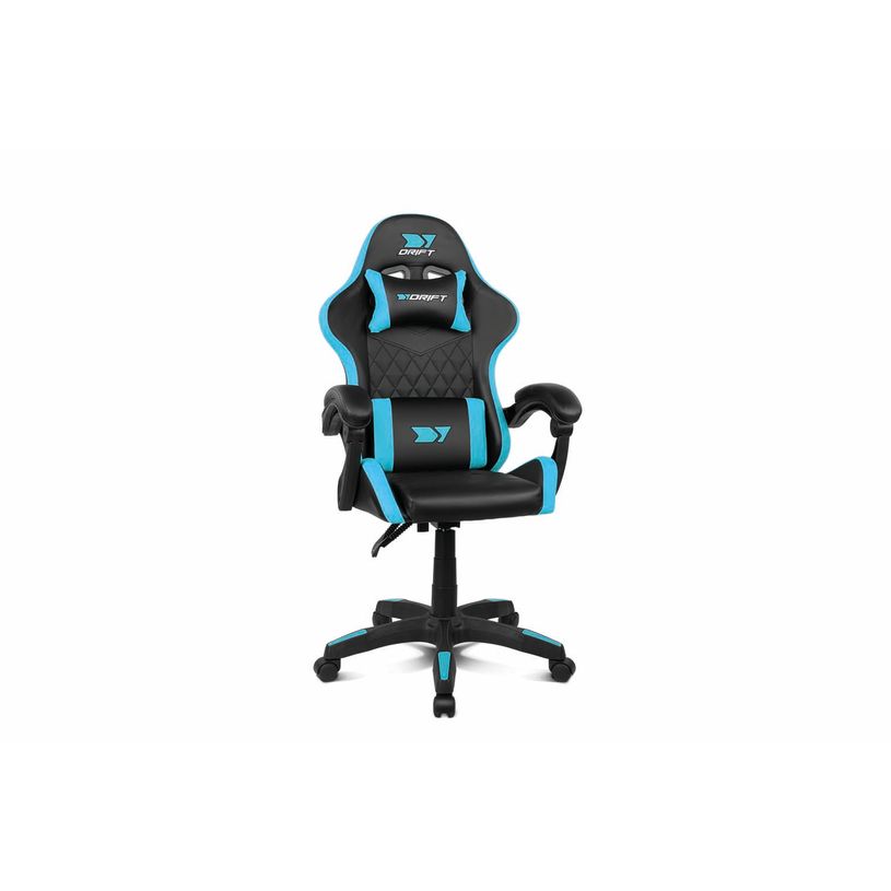 8436587974397-Fauteuil gamer Drift - accoudoirs - appui-tête intégré - noir et bleu-P_405156169_1-0