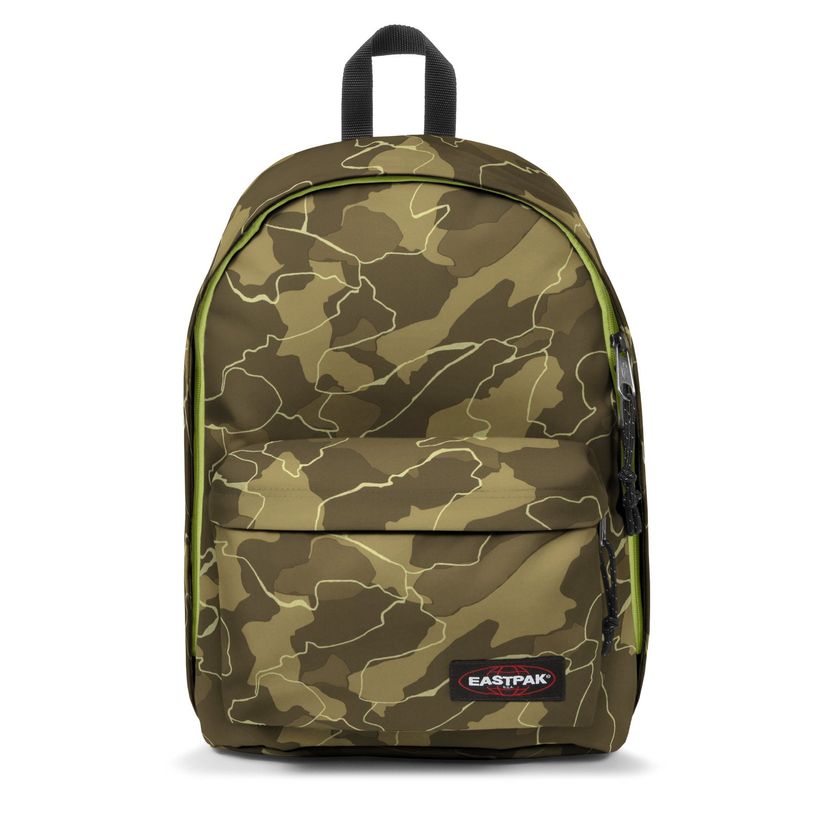 404051563055-EASTPAK Out Of Office - Sac à dos camouflage kaki avec compartiment pour ordinateur portab-P_405156305_1-0