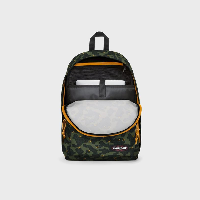 404051563147-EASTPAK Out Of Office - Sac à dos kaki motif avec compartiment pour ordinateur portable-P_405156314_1-0
