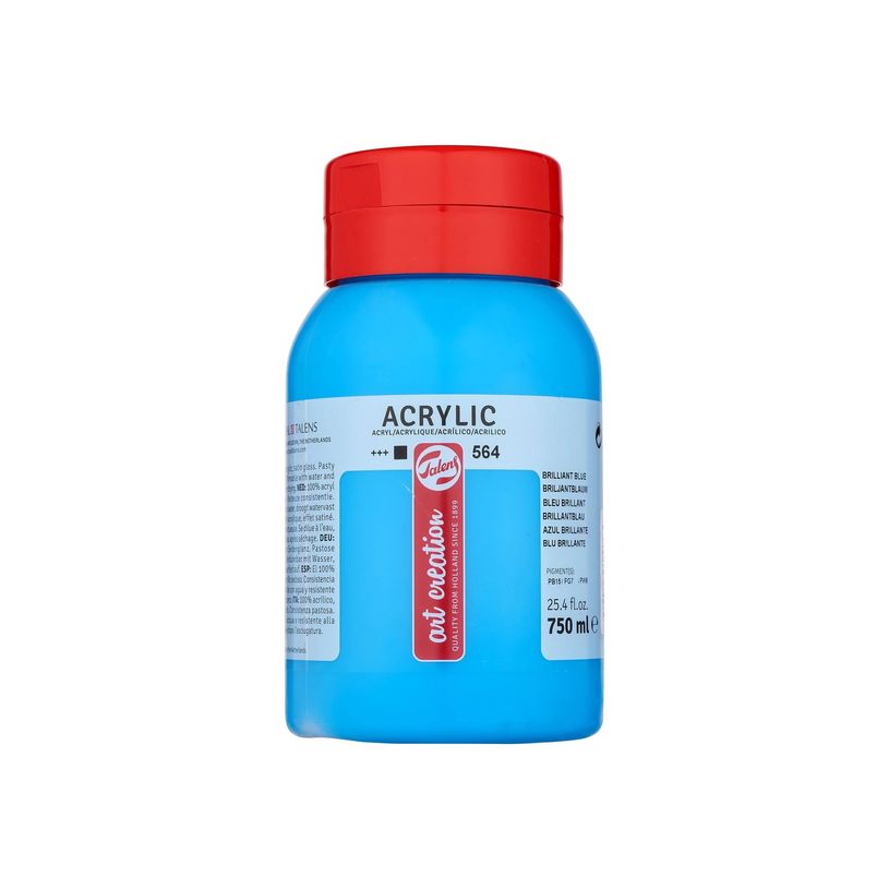 8712079314675-Talens Art Creation - peinture - peinture acrylique - bleu brillant - 750 ml-P_405156605_2-0