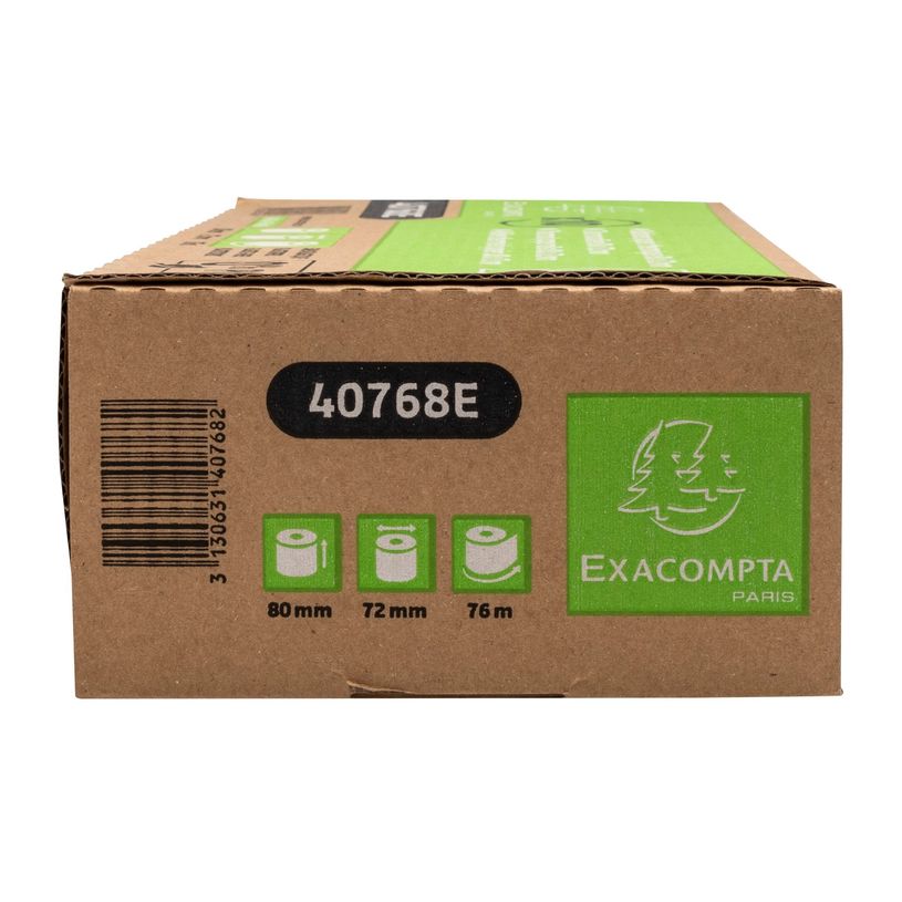 3130630407683-Exacompta - 10 Bobines thermiques - rouleaux caisses - 80 x 72 mm x 76 m - sans phénol et-P_405156642_3-4