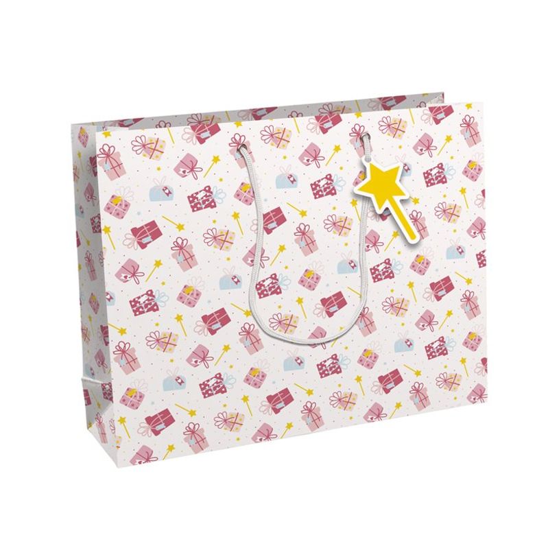 5033601012863-Clairefontaine Excellia - Sac cadeau - 37,3 x 11,8 x 27,5 cm - magie - rose-P_405156674_1-0
