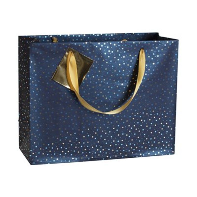 3329682128978-Clairefontaine Premium - Sac cadeau - 32 cm x 13 cm x 24,5 cm - bleu nuit-P_405156744_1-0