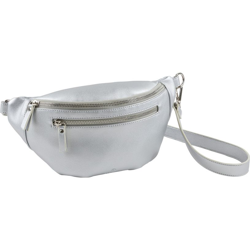 3664447171432-Oberthur Antalya - Sac banane femme - argenté-P_405156751_1-0