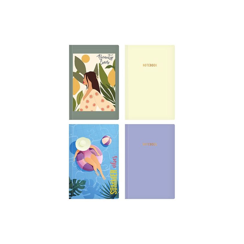 3135252843567-Viquel Sunny - Carnet de notes - A5 - ligné - disponible dans différents modèles-P_405156758_9-6