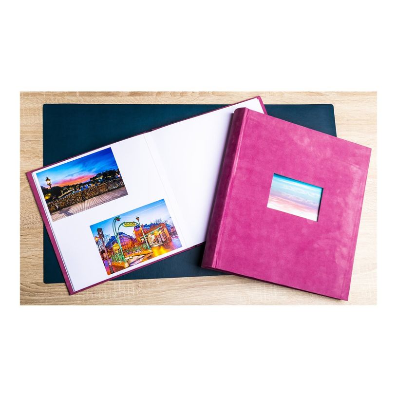 3130630163596-Exacompta Skandi - Album photo - 30 pages - 25 x 25 cm - vieux rose-P_405156841_1-1