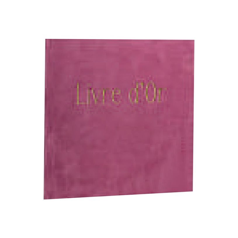 3130630003908-Exacompta Skandi - Livre d'or - 21 x 19 cm - 140 pages - vieux rose-P_405156844_1-0