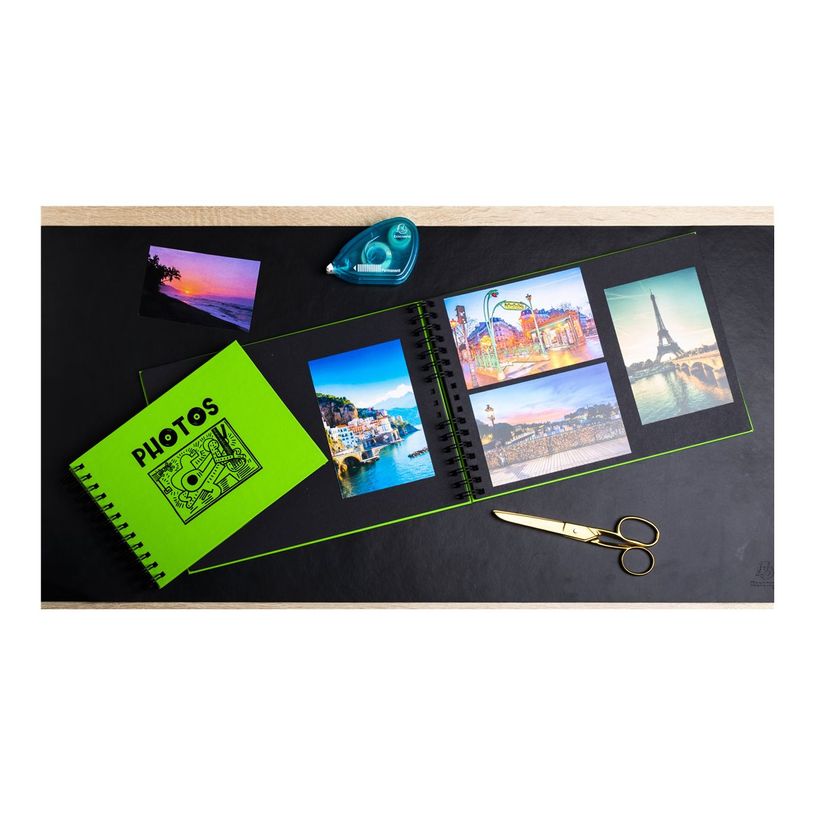 3130630167846-Exacompta Musicart - Album photo spiralé - 50 pages - 32 x 22 cm - vert-P_405156846_1-2