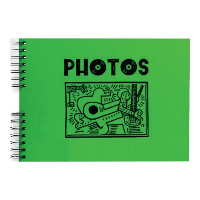 3130630167846-Exacompta Musicart - Album photo spiralé - 50 pages - 32 x 22 cm - vert-P_405156846_2-0
