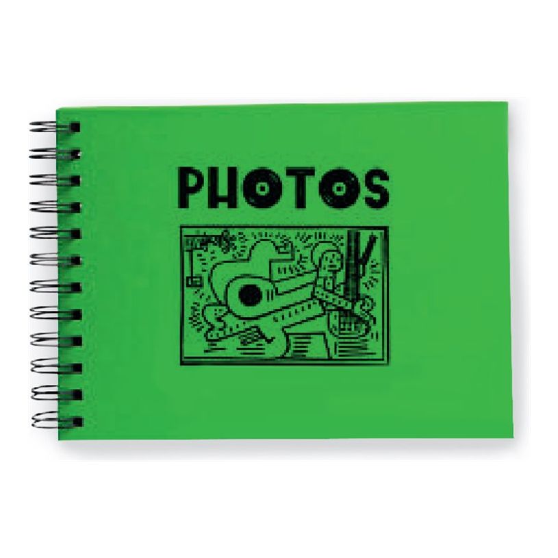 3130630151845-Exacompta Musicart - Album photo spiralé - 50 pages - 23 x 16 cm - vert-P_405156849_2-0