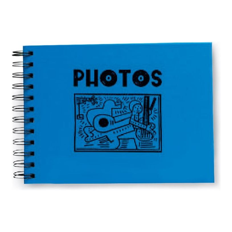 3130630151852-Exacompta Musicart - Album photo spiralé - 50 pages - 23 x 16 cm - bleu-P_405156850_2-0