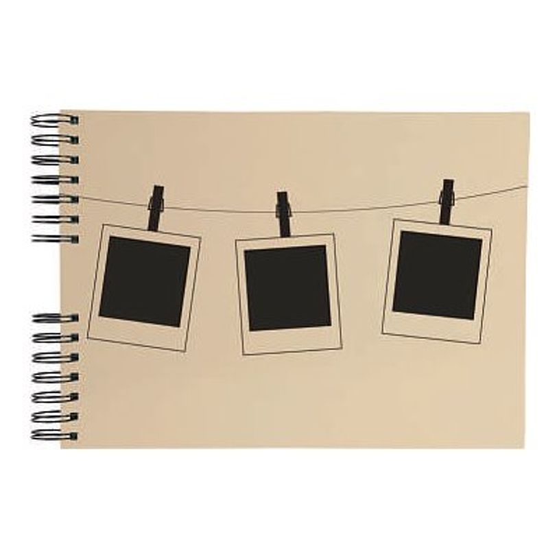 3130630168232-Exacompta Instants - Album photos à spirale 32 x 22 cm - 50 pages - beige-P_405156860_2-0