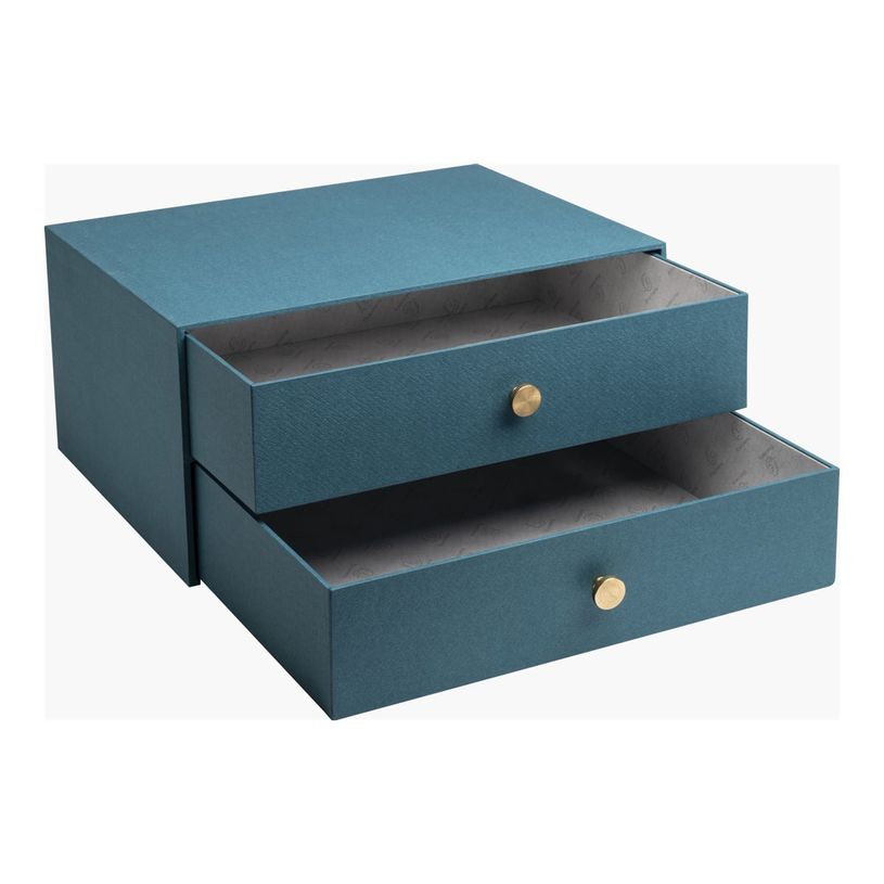 3130630306030-Exacompta OfficeByMe - Module de classement 2 tiroirs - pour A4+ - bleu canard-P_405156878_6-5