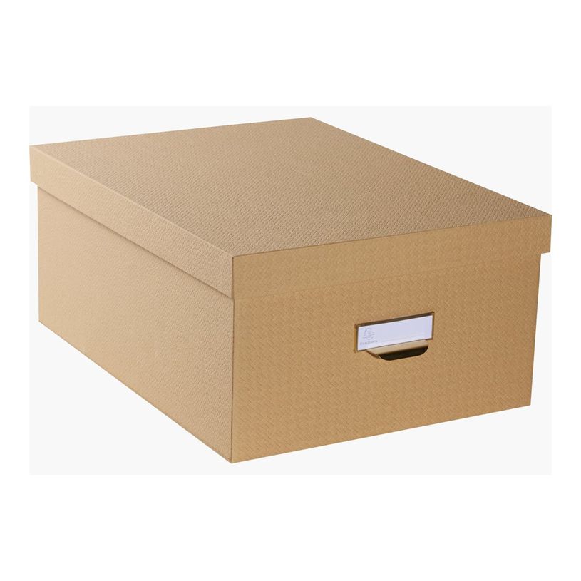 3130630796022-Exacompta OfficeByMe - Lot de 3 boîtes de rangement - beige-P_405156883_14-9