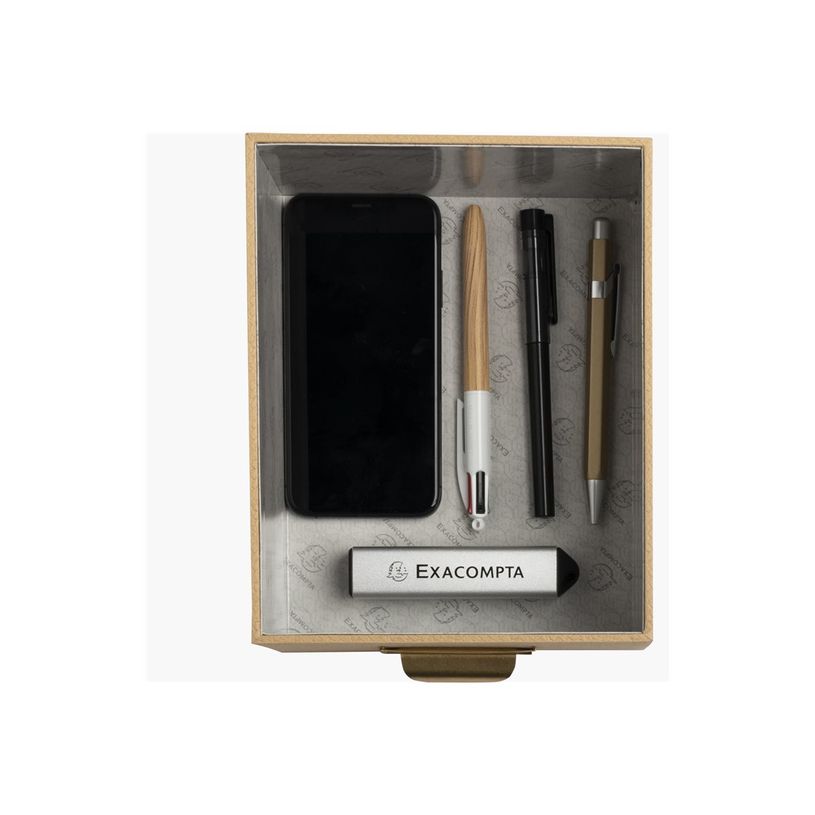 3130630796022-Exacompta OfficeByMe - Lot de 3 boîtes de rangement - beige-P_405156883_8-12