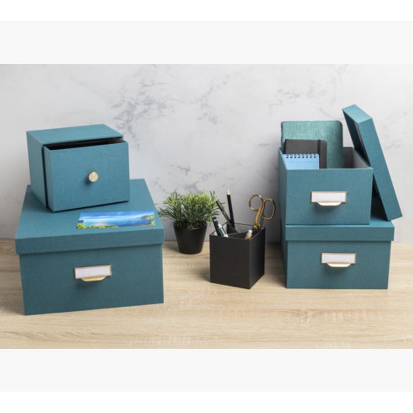 3130630796039-Exacompta OfficeByMe - Lot de 3 boîtes de rangement - bleu canard-P_405156884_4-3